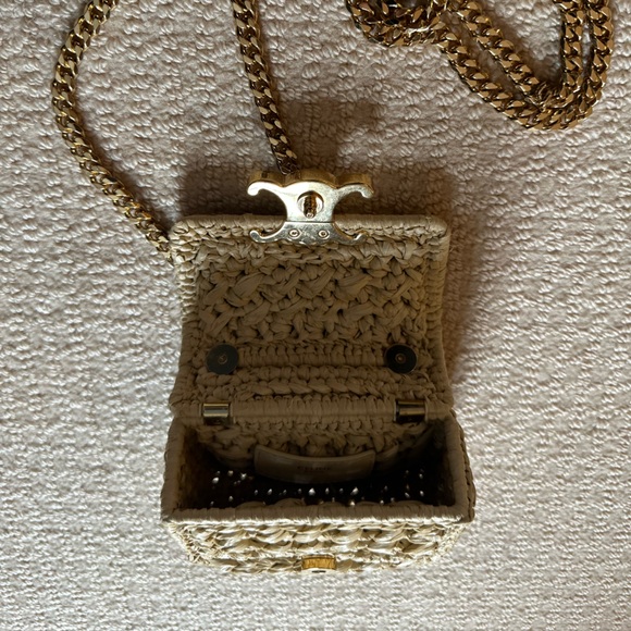 Celine Mini Raffia Claude - Picture 7 of 8